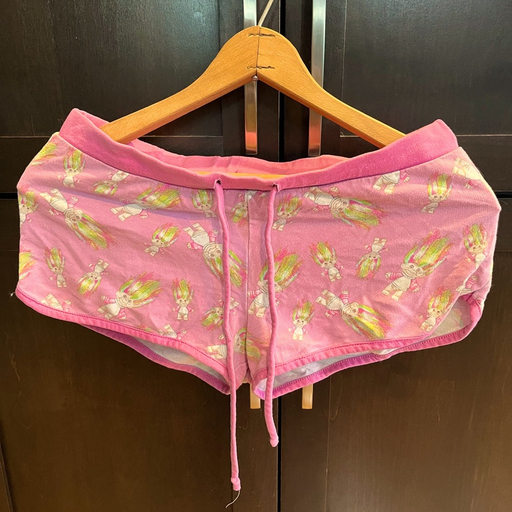 Good Luck Trolls pink pajama shorts size S